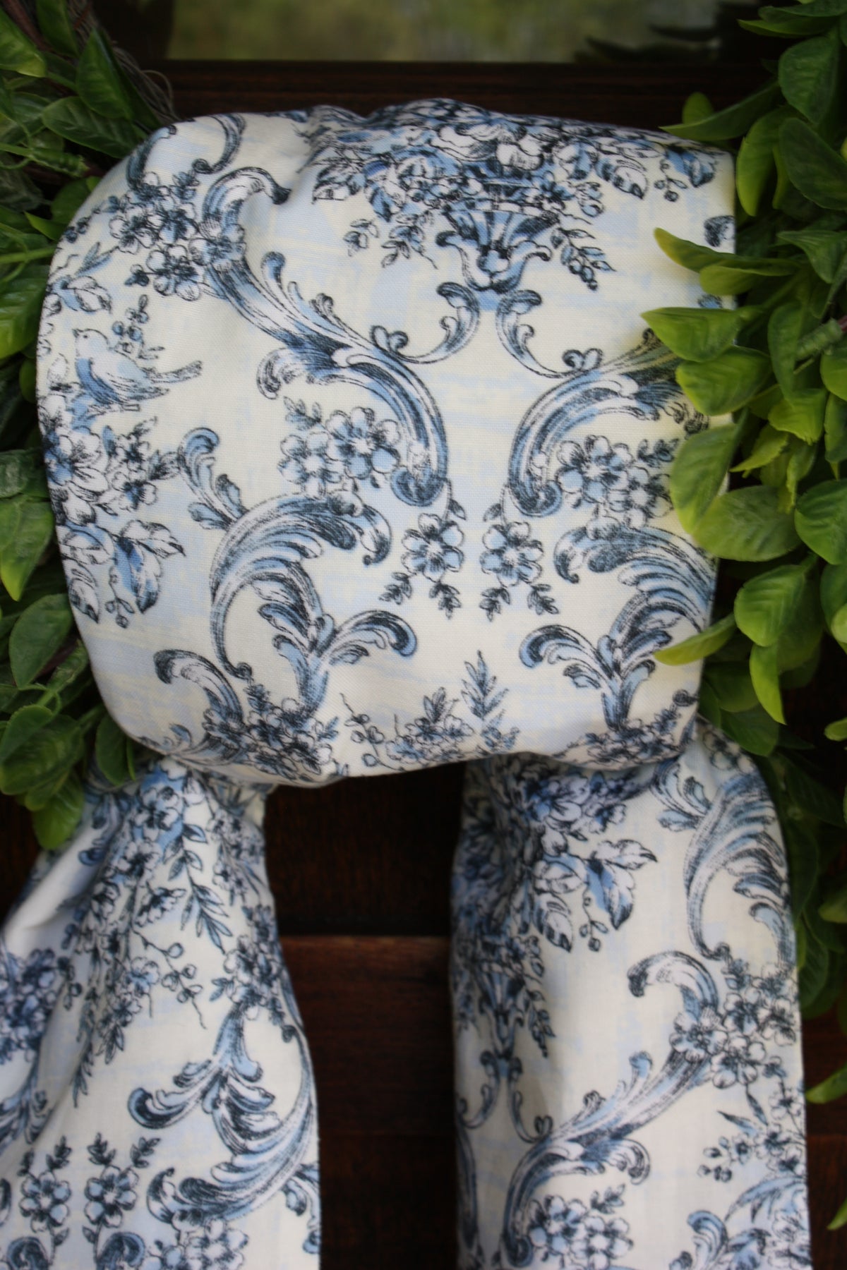 Antique Damask Blue