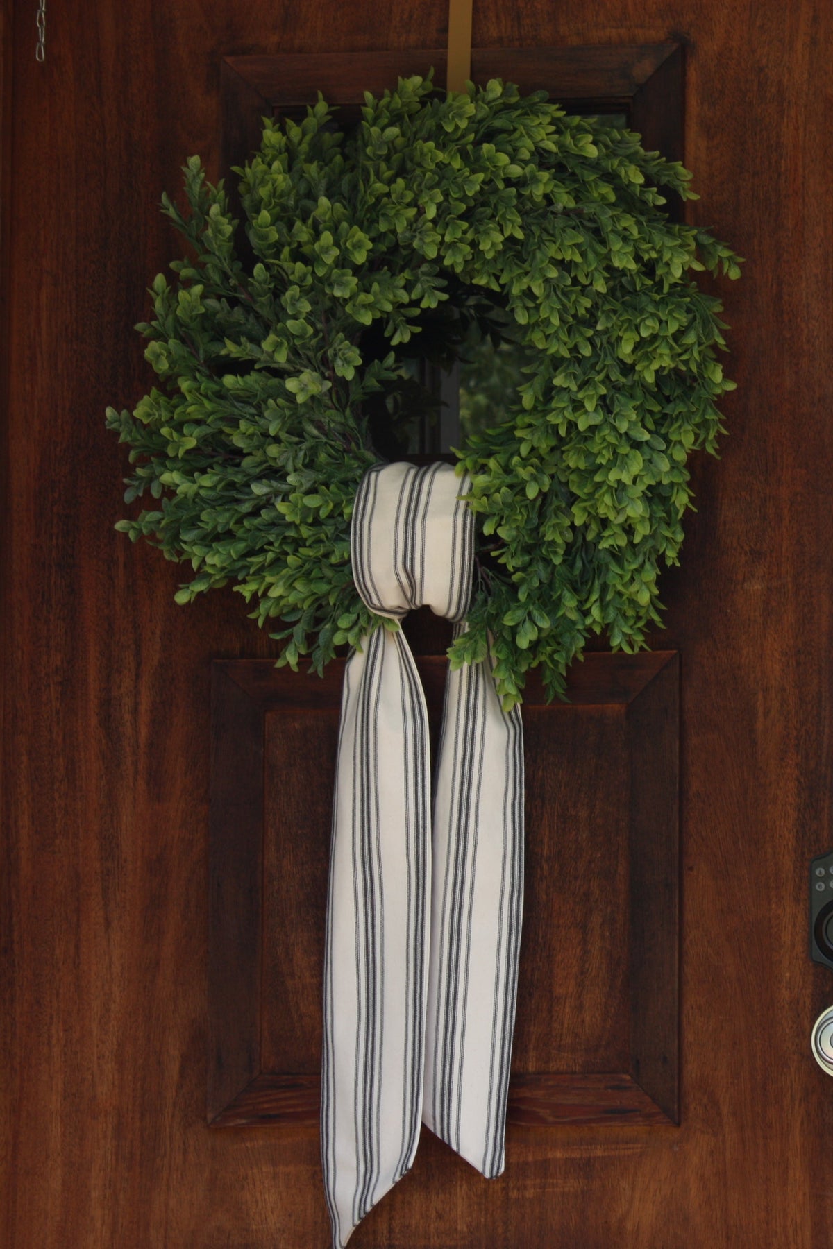 Natural Black Stripe Linen