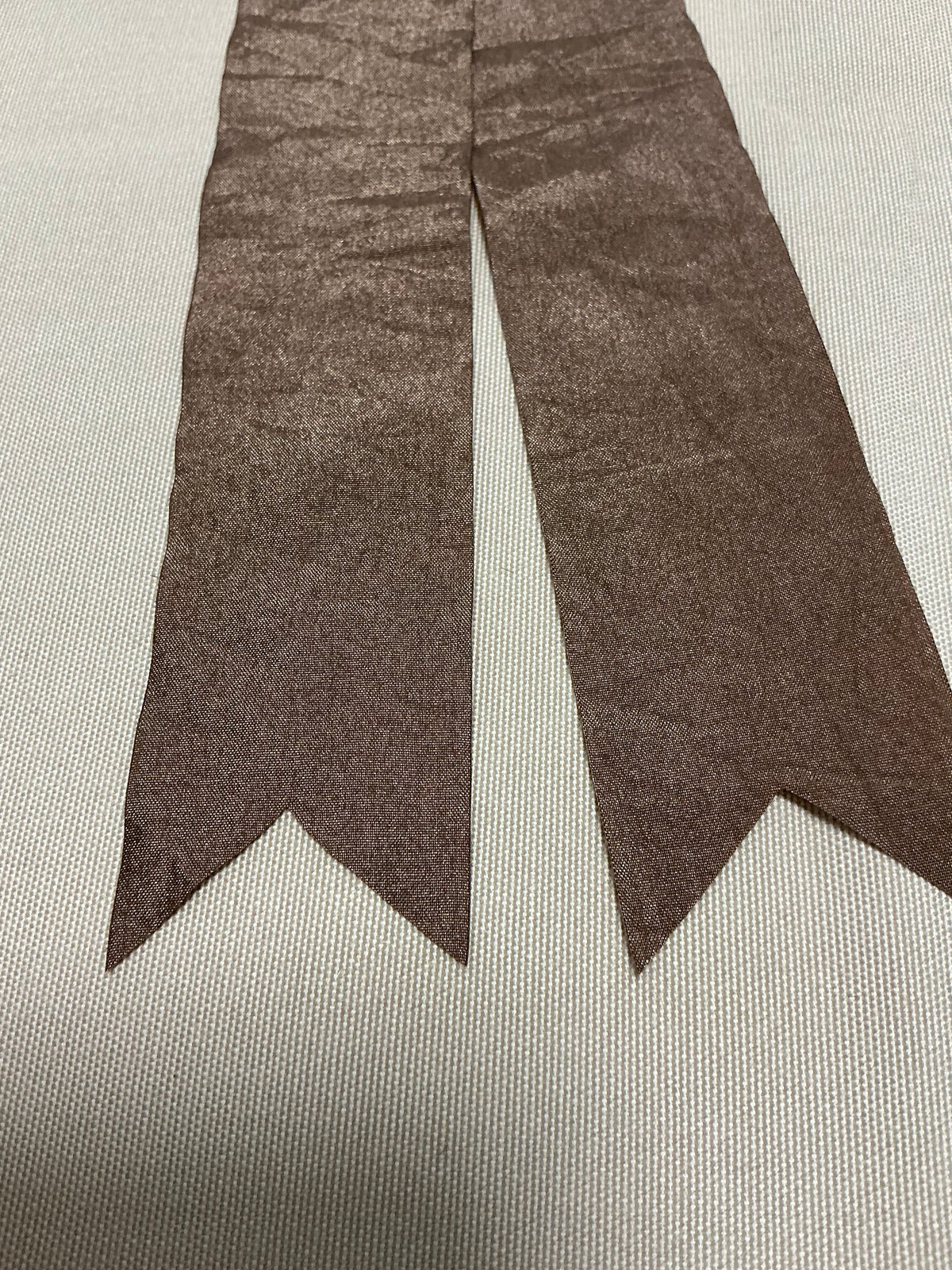 Brown Faux Silk