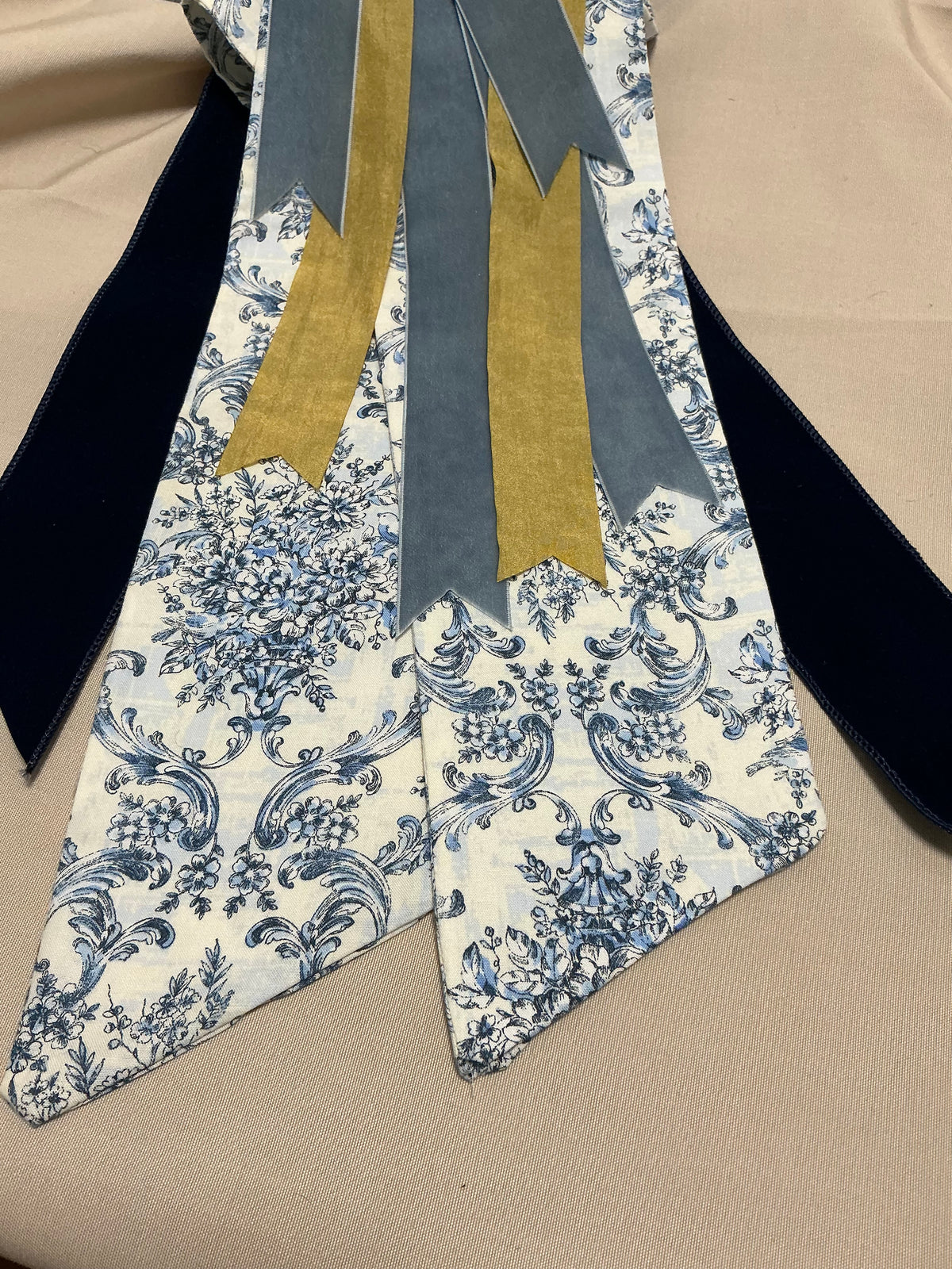 Antique Damask Blue