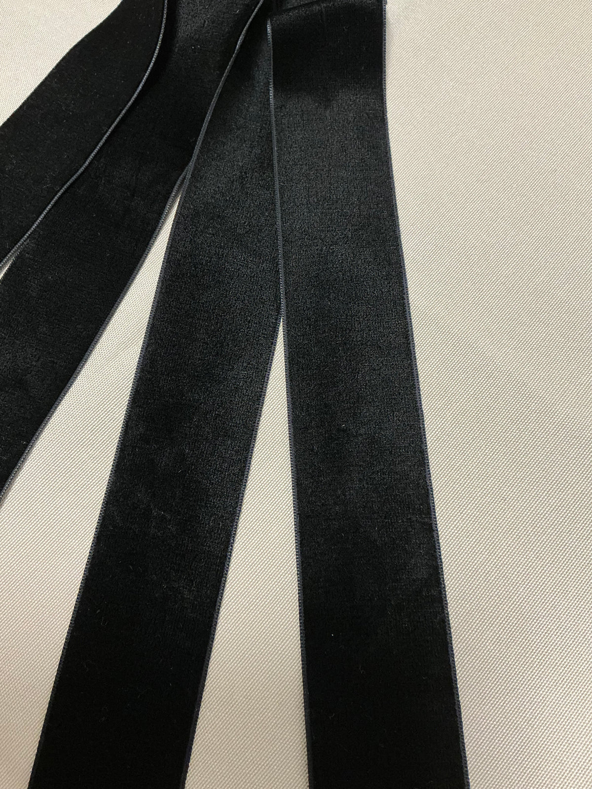 Classic Black Woven Velvet